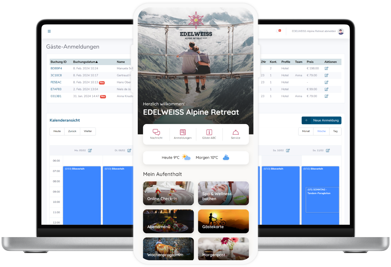 Staymate Manager und Staymate Gäste-App